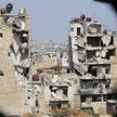 Zniszczone wojną domową Aleppo