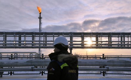 Oczyszczalni gazu w Nowym Urengoi w Rosji, należąca do niemiecko-rosyjskiej spółki joint venture ZAO