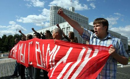 Protest robotników AwtoWAZ