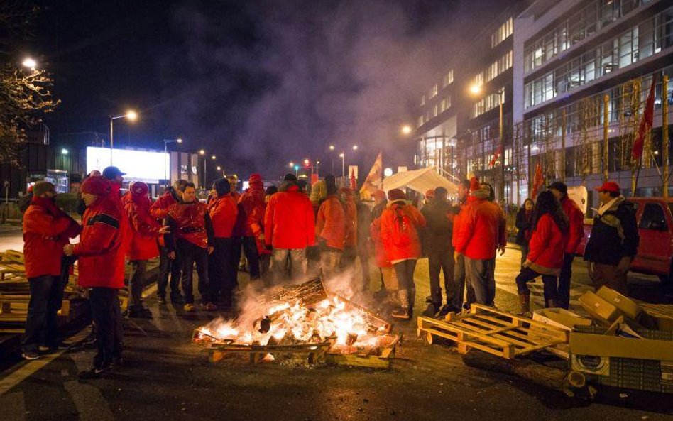 Paraliż komunikacyjny w Brukseli