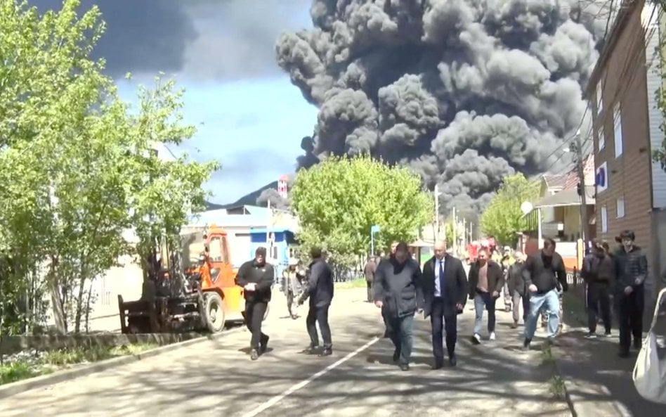 Pożar rafinerii w Tuapse