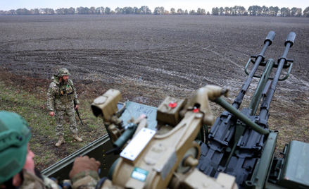 Ukraińska obrona powietrzna w pobliżu Kijowa