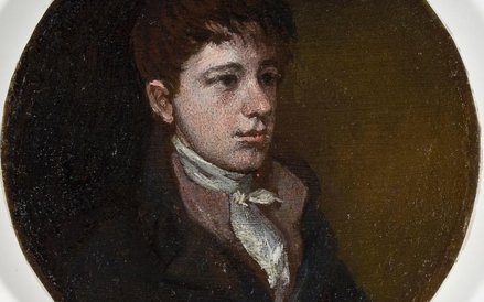 Francisco de Goya, Francisco Javier Goya y Bayeu, 1805, Oil on copper, 8.1 x 8.1 cm