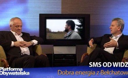 Minister Cezary Grabarczyk i wicemarszałek Stefan Niesiołowski zagrali w jednej z wyborczych reklamó