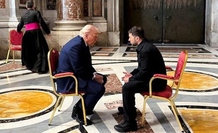 Prezydenci USA i Ukrainy, Donald Trump i Wołodymyr Zełenski, rozmawiali w Watykanie 26 kwietnia