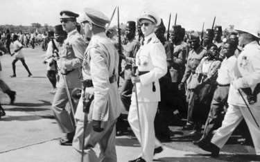 Wizyta króla Belgii Baldwina I w ówczesnym Kongu Belgijskim. Rok 1959