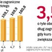Około 25 proc. polskiego długu publicznego jest wyrażona w walutach obcych. Jednak mimo osłabienia z