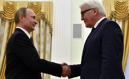 Władimir Putin i Frank-Walter Steinmeier