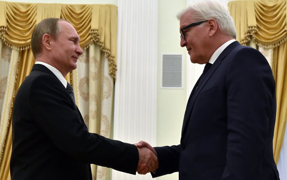 Władimir Putin i Frank-Walter Steinmeier