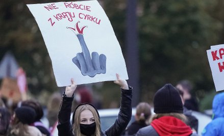 Demonstracja Strajku Kobiet w Bydgoszczy