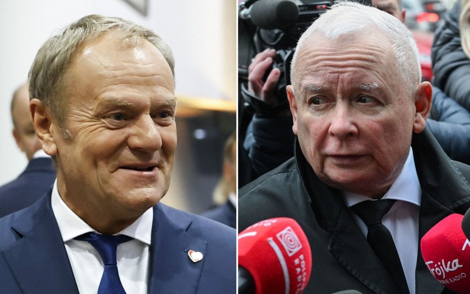 Donald Tusk i Jarosław Kaczyński