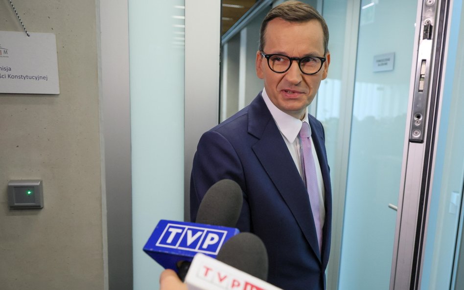 Poseł PiS i były premier Mateusz Morawiecki