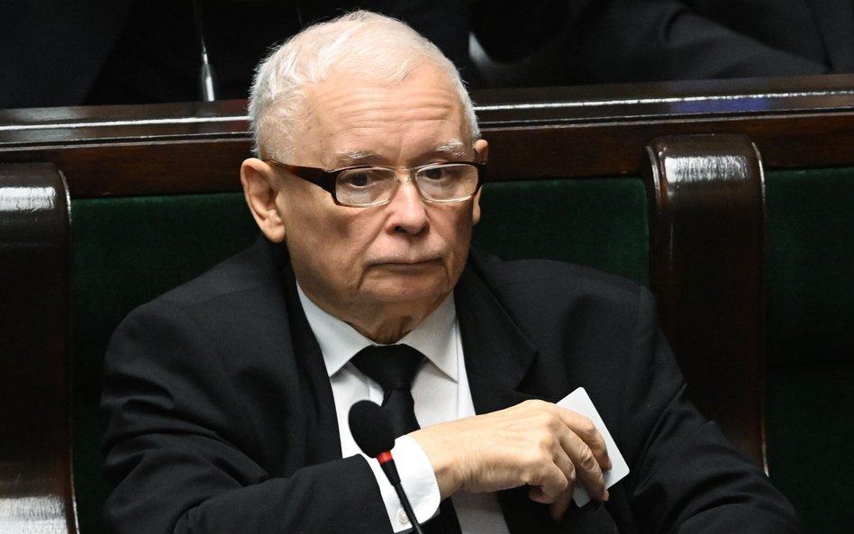 Prezes PiS Jarosław Kaczyński