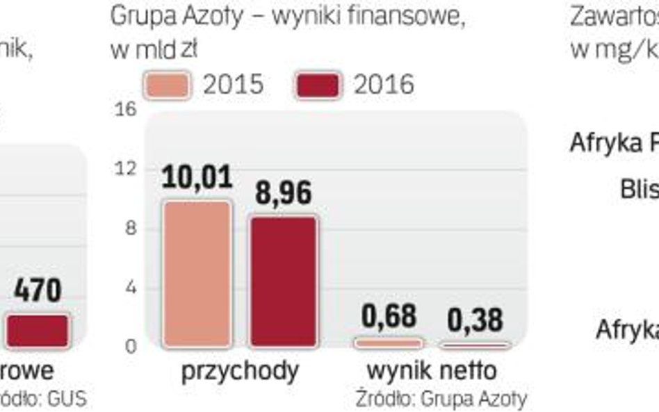 Polski gigant nawozowy sprowadza fosforyty głównie z Afryki