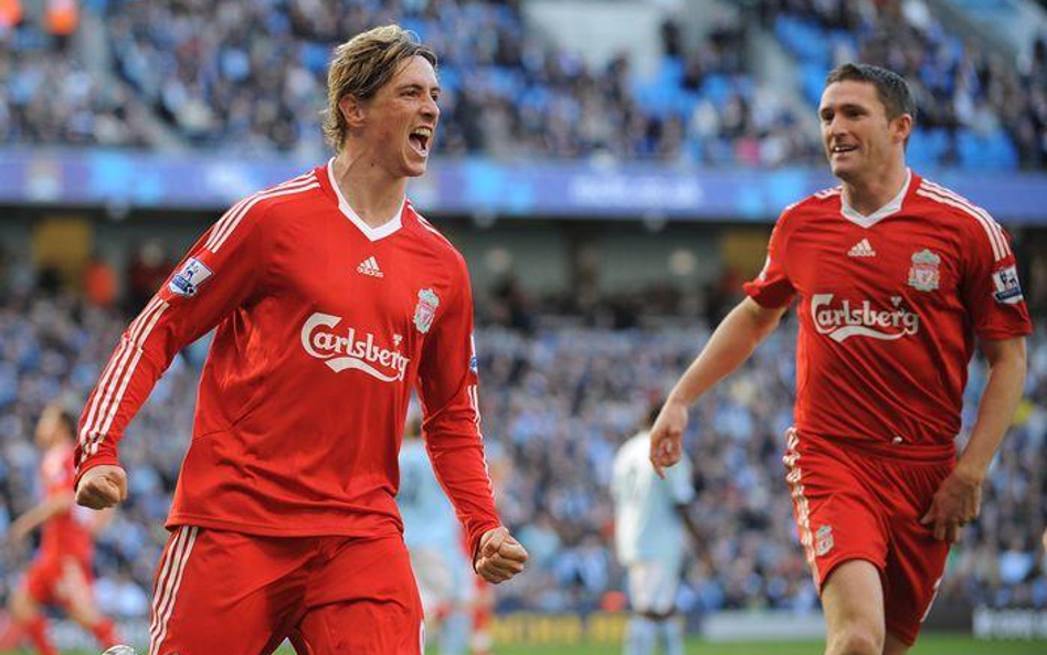 Fernando Torres (z lewej) i Robbie Keane, czyli atak Liverpoolu