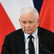 Prezes PiS Jarosław Kaczyński podczas spotkania w Stalowej Woli