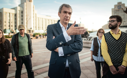 Paweł Łatuszka, były minister kultury, wieloletni dyplomata i były dyrektor najstarszego białoruskie