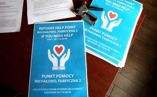 Informacja o udzielaniu pomocy uchodźcom