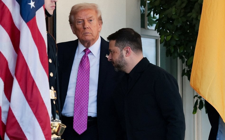Prezydent USA Donald Trump przyjął w Białym Domu prezydenta Ukrainy Wołodymyra Zełenskiego