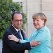 Prezydent Francji Francois Hollande i kanclerz Niemiec Angela Merkel