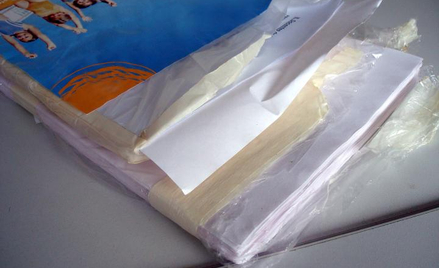 Papier nasączony kokainą
