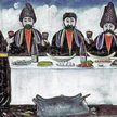 Obraz „Biesiada” Nika Pirosmanaszwili, malarza naiwnego, porównywanego do polskiego Nikifora