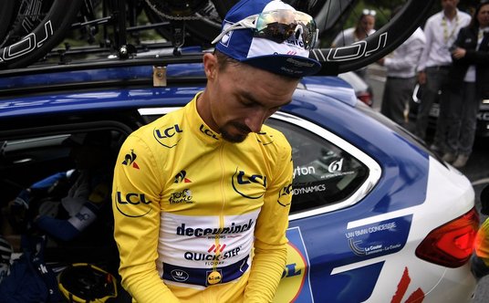 Julian Alaphilippe był rozczarowany decyzją organizatorów
