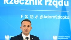 Rzecznik rządu Adam Szłapka