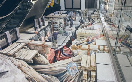 Malowidło 3D Ryszarda Paprockiego. Fot. Damian Krzanowski