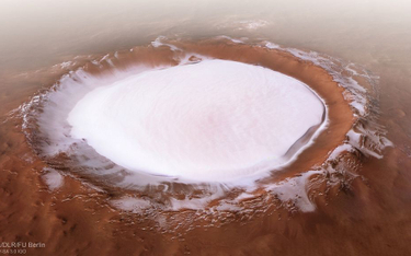 Europejska Agencja Kosmiczna pokazuje zdjęcie lodu na Marsie