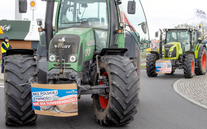 Rolnicy zapowiadają blokadę granicy, jeśli zboże z Ukrainy będzie sprowadzane do Polski. Na zdjęciu: