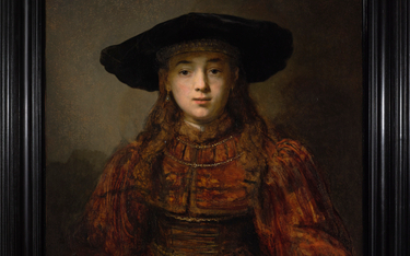 Rembrandt  „Dziewczyna w ramie obrazu”, 1641, © Zamek Królewski w Warszawie
