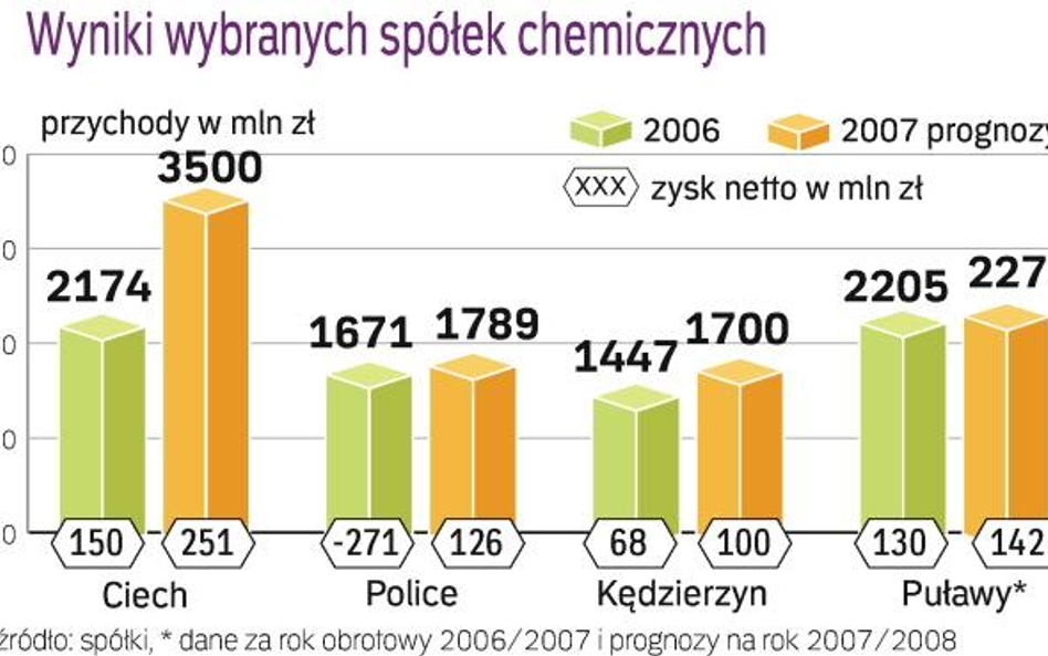 Zagranica płaci za polską chemię