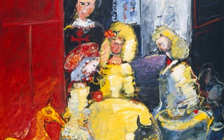 Jerzy Piotrowicz, Las Meninas, wg. Velazqueza, 1987, wł. prywatna