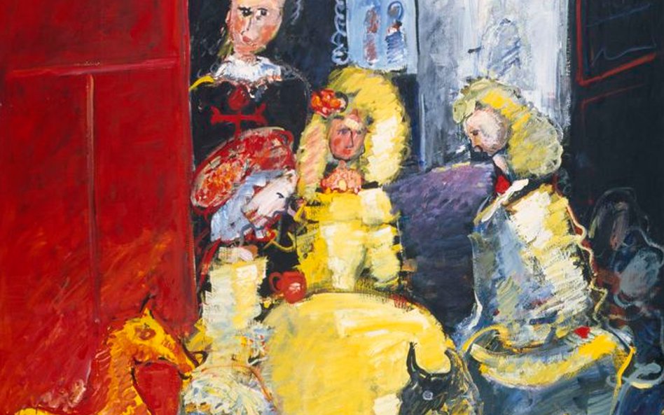 Jerzy Piotrowicz, Las Meninas, wg. Velazqueza, 1987, wł. prywatna