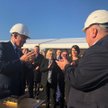 Ówczesny Minister Energii Krzysztof Tchórzewski,  P.O prezesa Energi Alicja Barbara Klimiuk podczas 