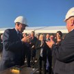 Ówczesny Minister Energii Krzysztof Tchórzewski,  P.O prezesa Energi Alicja Barbara Klimiuk podczas 