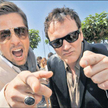 Brad Pitt gra główną rolę w „Bękartach wojny” Quentina Tarantino. Na zdjęciu pozują przed premierą f