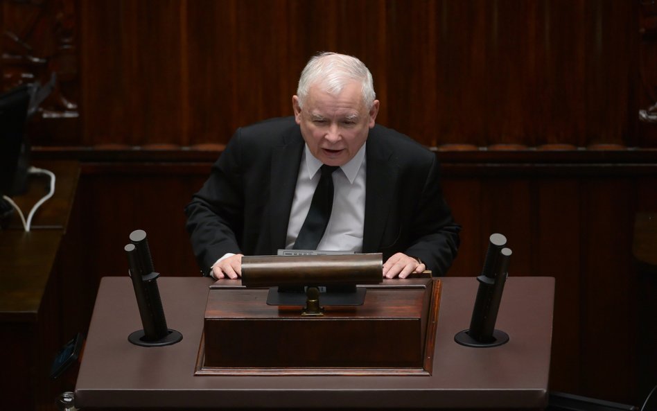 Prezes PiS Jarosław Kaczyński