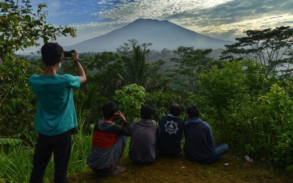 Bali - wulkan Agung bliski wybuchu