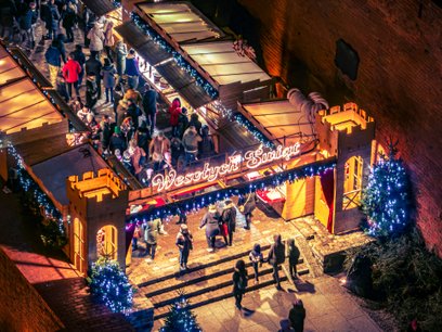 Jarmark świąteczny na międzymurzu każdego roku przyciąga swoją atmosferą