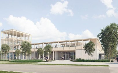 Pływalnia przy Ostródzkiej - widok ogólny