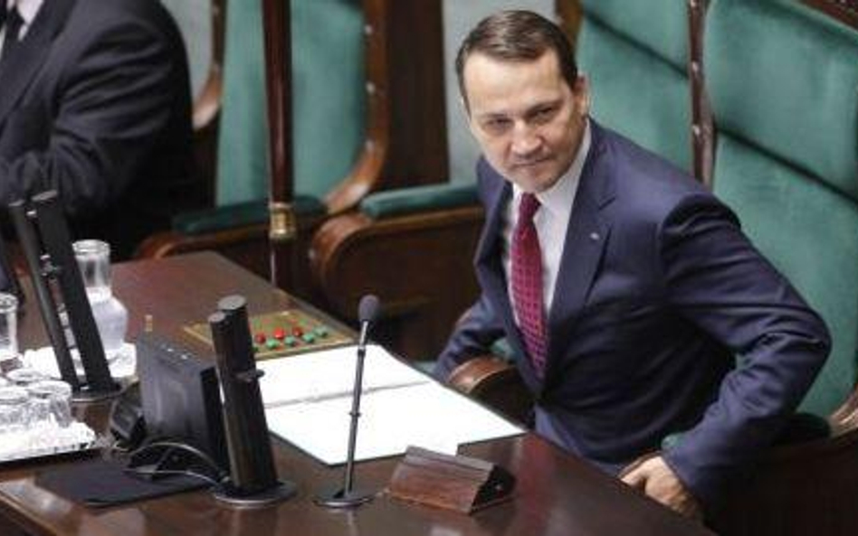 Marszałek Sejmu Radosław Sikorski