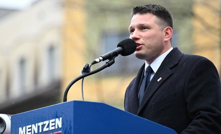 Sławomir Mentzen, kandydat Konfederacji w zbliżających się wyborach na fotel prezydenta RP.
