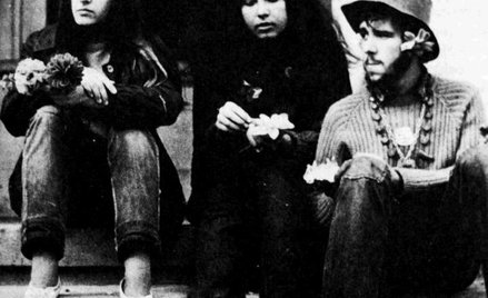 Alice, Dolores i Misjonarz (Jerzy Illg) na zlocie w Kazimierzu nad Wisłą, 1968 r.