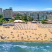 Hotel Asteria Family Sunny Beach - widok z lotu ptaka od strony morza