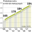 Deficyt cukru wystapi w 2009 i 2010 r. W kolejnych latach produkcja będzie rosła szybciej od konsump