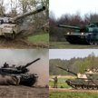Czołgi: Challenger II, Leclerc, Leopard 2 i Abrams (od lewego górnego rogu, do prawego dolnego)