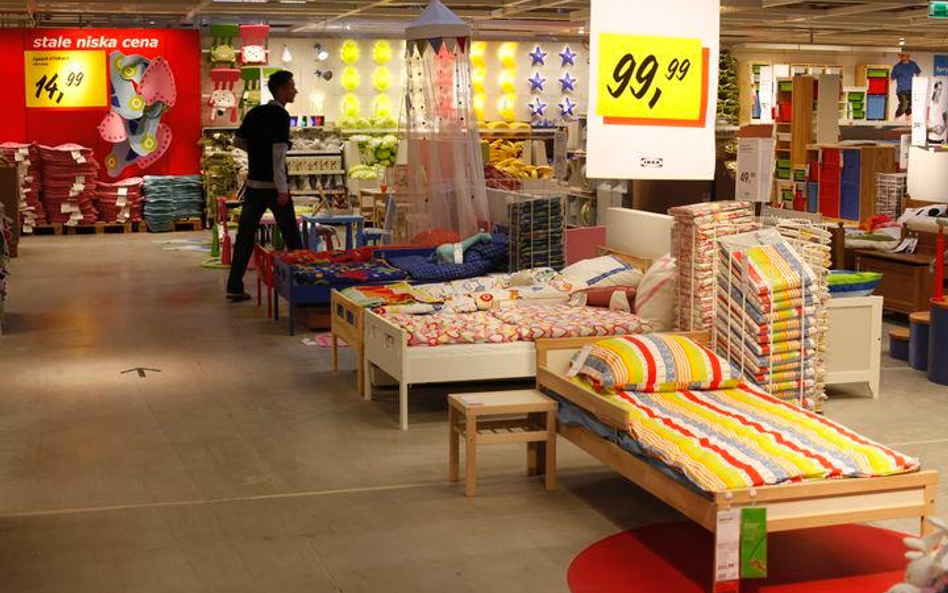 Związkowcy zablokowali kasy w sklepie IKEA