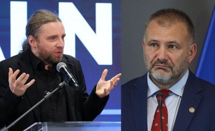 Działacz Konfederacji Dobromir Sośnierz i minister sprawiedliwości Waldemar Żurek